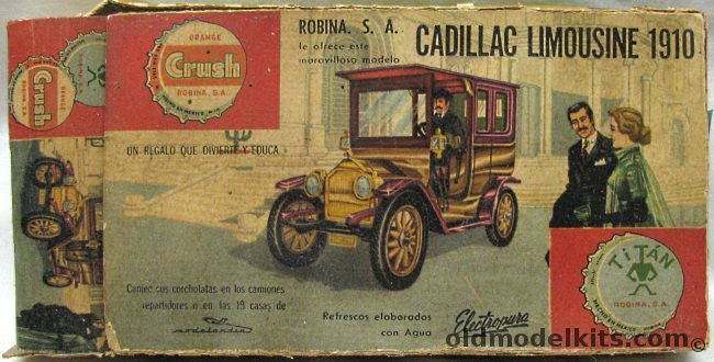 Orange Crush-Revell 1/32 1910 Cadillac Limousine plastic model kit
